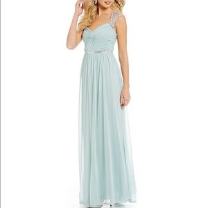 Adrianna Papell Seafoam Gown